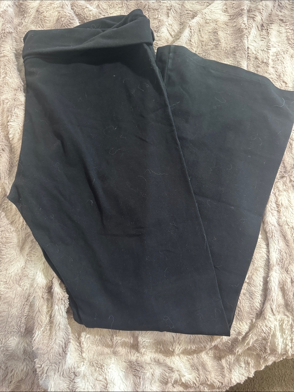 PINK Victoria's Secret Fold-over Flare Leggings